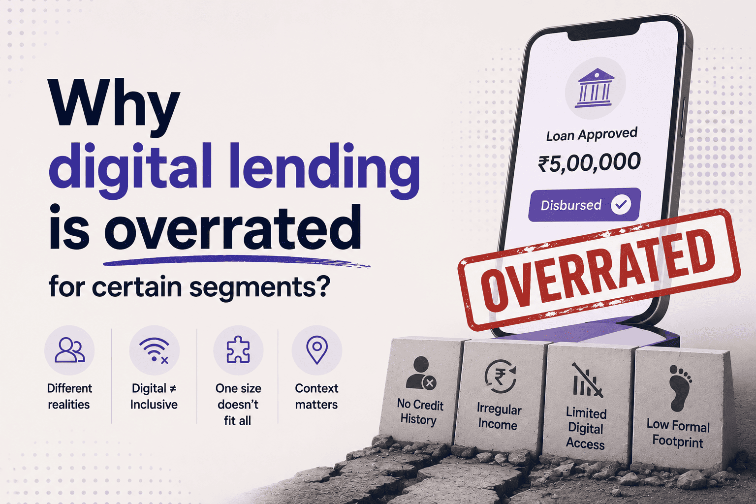 Why digital lending is overrated for certain segments?