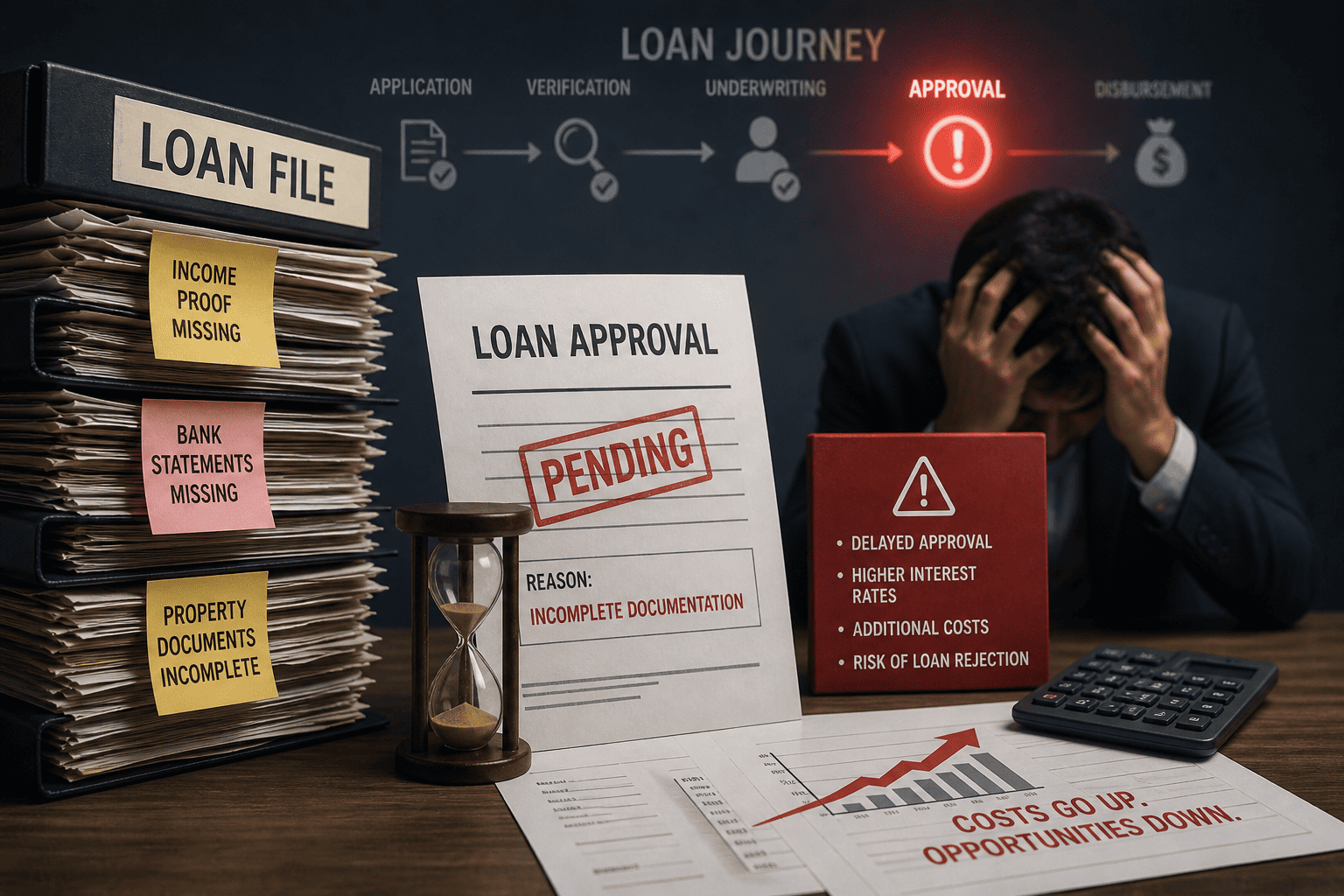 The Cost of Incomplete Documentation in Later Loan Stages