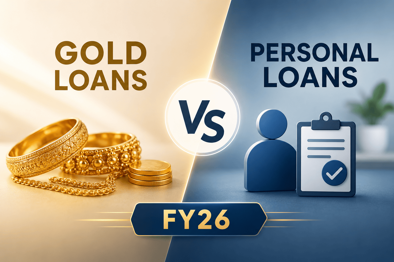 Gold Loans vs. Personal Loans: Who Really Wins in FY26?
